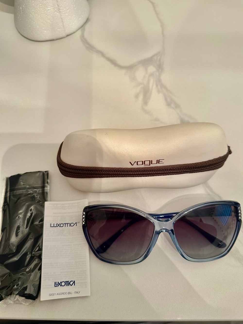 Vogue VO2683-S-B Blue Gradient Sunglasses 1863/11 Made in Italy w Case